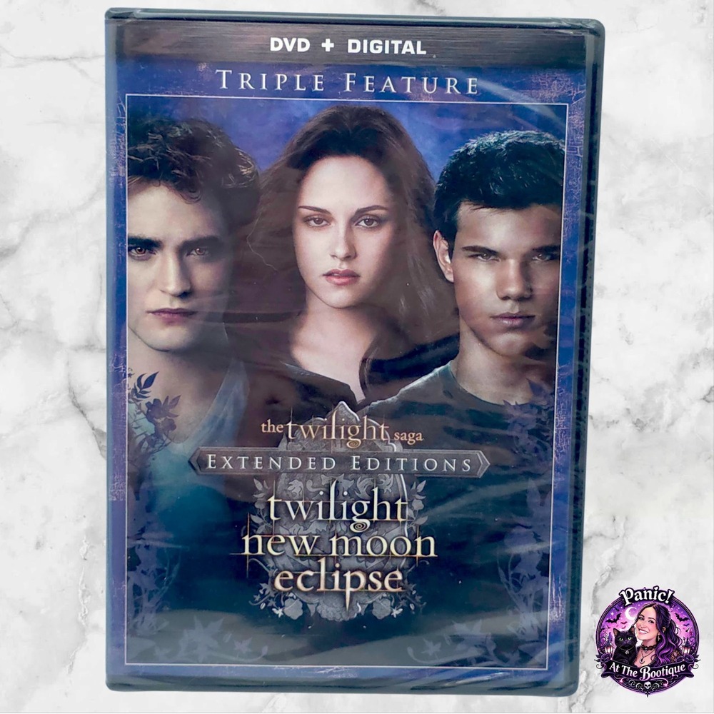 Twilight Saga Triple Feature DVD Extended Editions New Moon Eclipse Y2K Vampire